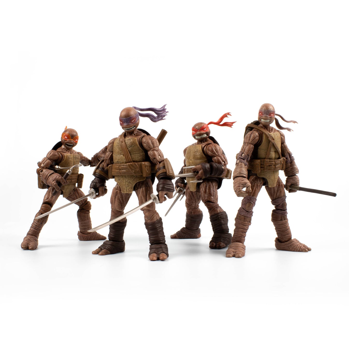 TMNT BST AXN IDW INSPIRED ZOMBIE TURTLE 5IN AF 4-PACK (NET)