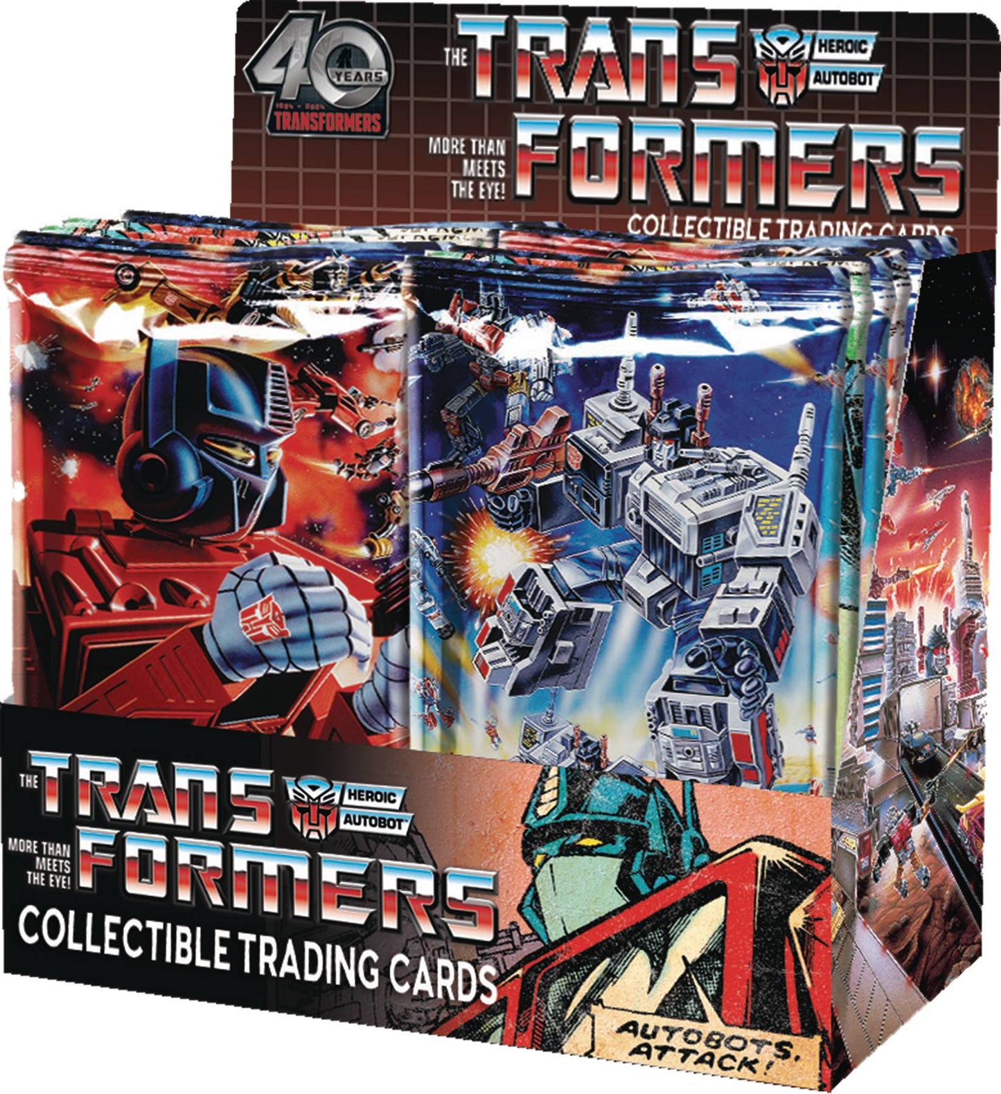 TRANSFORMERS 40TH ANN COLL TRADING CARD CARTON (C: 0-1-2)