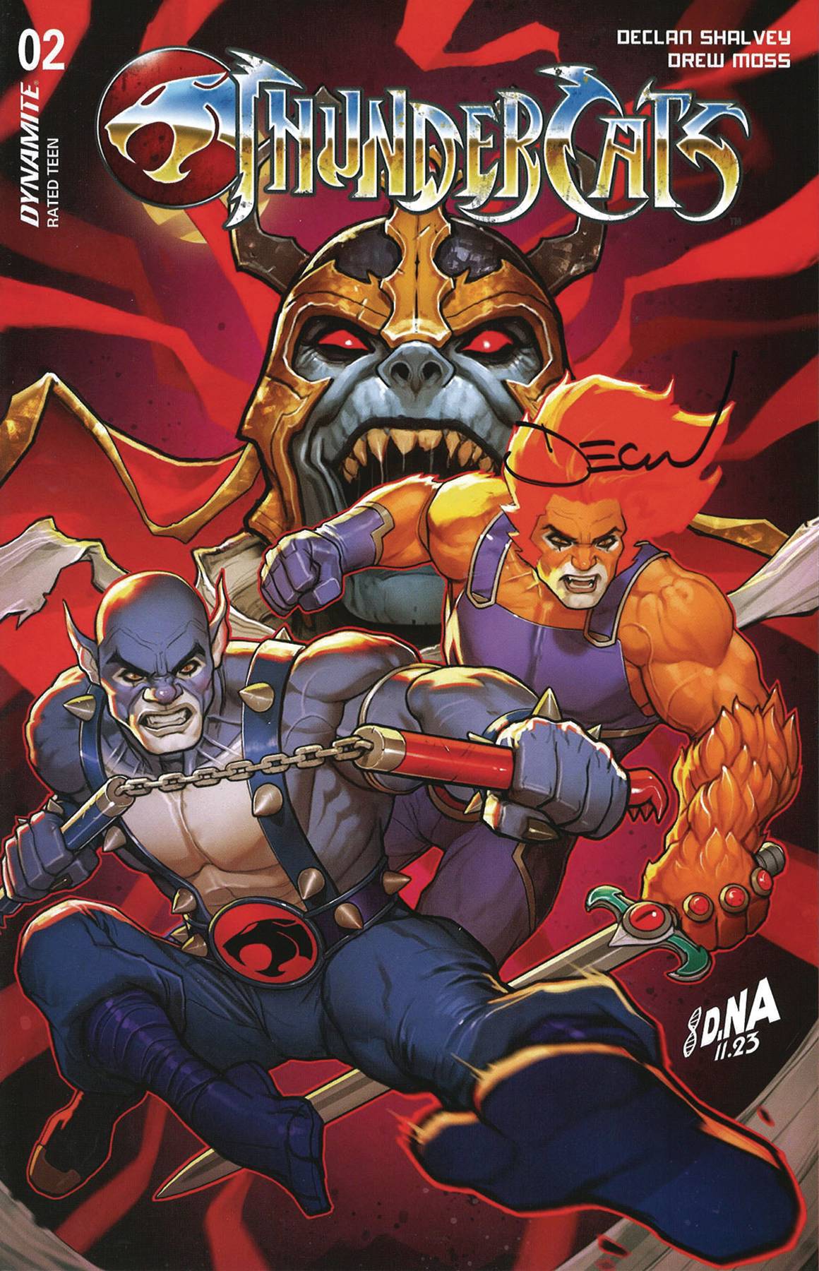 THUNDERCATS #2 NAKAYAMA CVR SHALVEY SGN DE EXC (NET) (C: 1-1