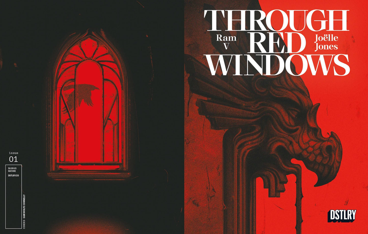 THROUGH RED WINDOWS #1 CVR D 25 COPY INCV CONNELLY VAR (RES)