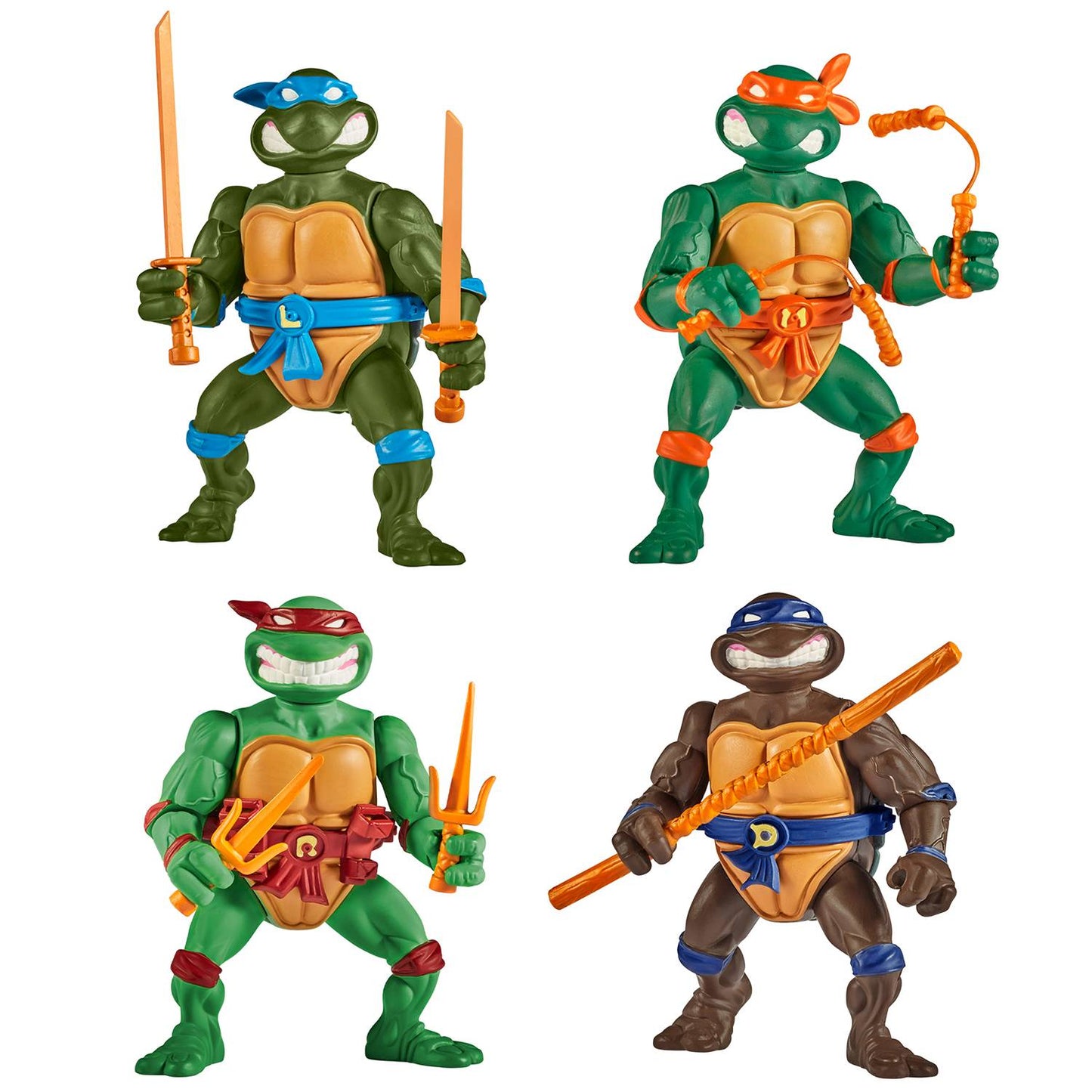 TMNT CLASSIC STORAGE SHELL TURTLES AF 4-PACK (NET) (C: 1-1-2