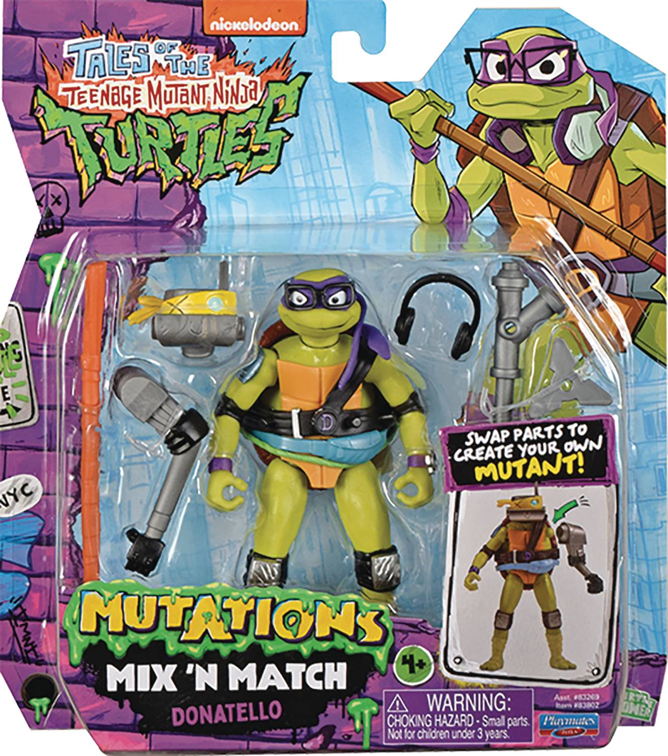 TMNT MIX N MATCH DONATELLO AF (NET) (C: 1-1-2)