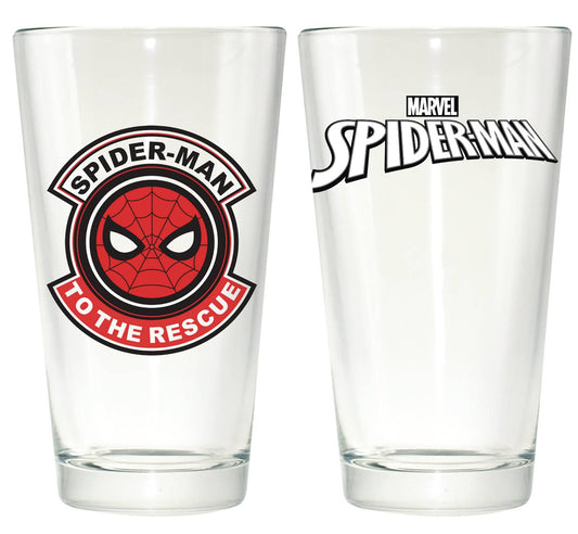 SPIDER-MAN CLEAR PINT GLASS (C: 1-1-2)