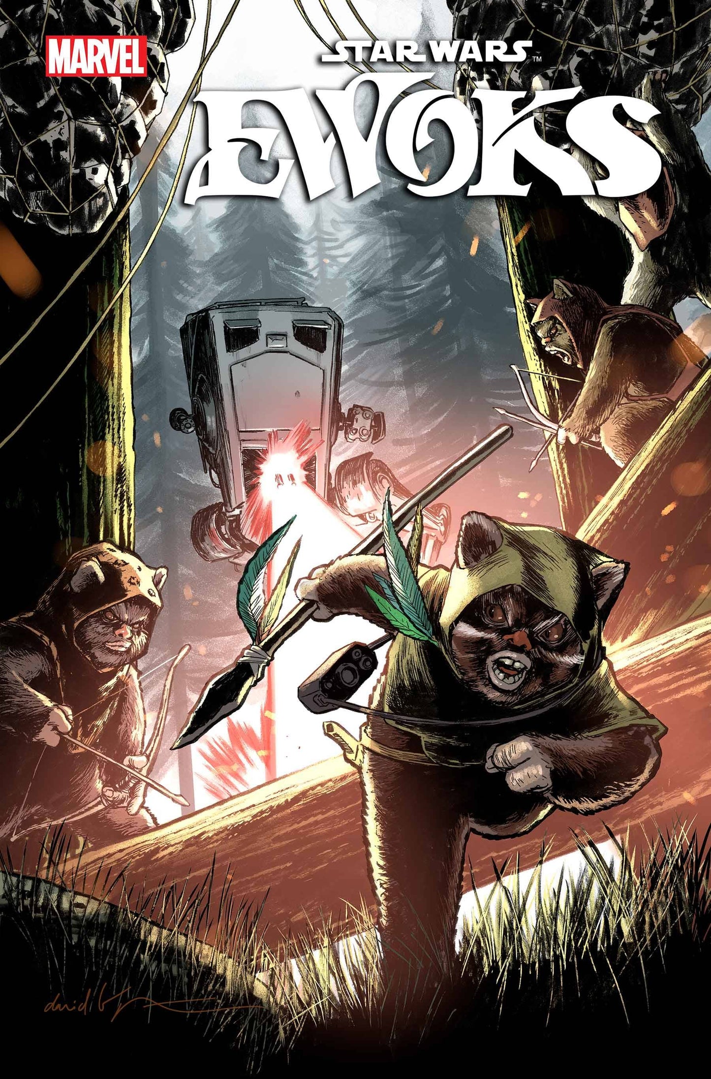 STAR WARS EWOKS #1 (OF 4) DAVID LOPEZ VAR