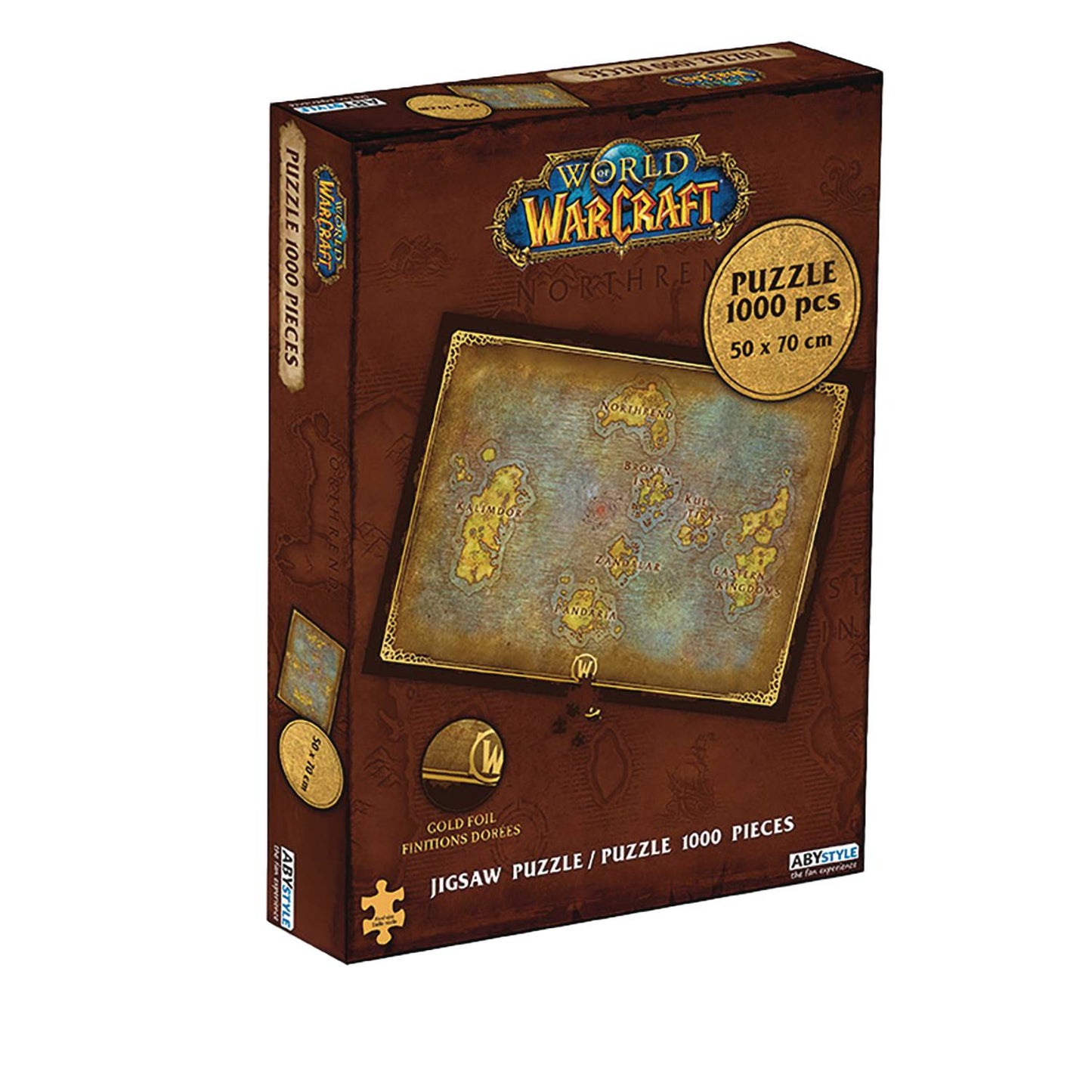 WORLD OF WARCRAFT AZEROTH MAP 1000PC PUZZLE (NET) (C: 1-1-2)