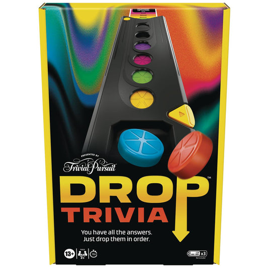 TRIVIAL PURSUIT DROP TRIVIA GAME (NET) (C: 1-1-2)