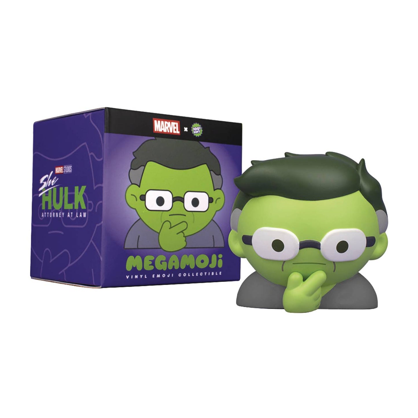 SMART HULK MEGAMOJI 3IN VINYL BUST (NET) (C: 1-1-2)