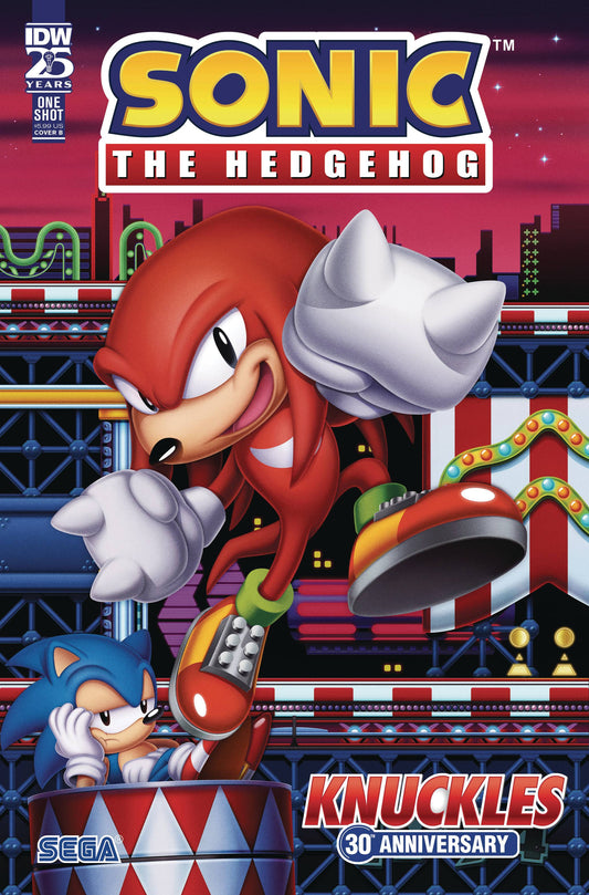 SONIC THE HEDGEHOG KNUCKLES 30TH ANN SPECIAL #1 CVR B HUGHES