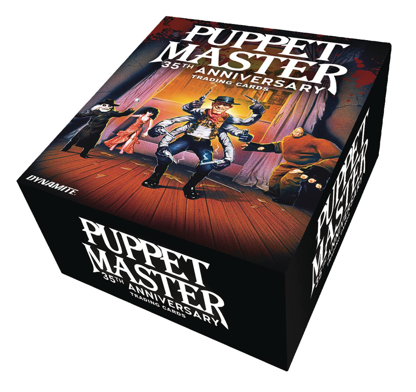 PUPPET MASTER 35TH ANN COLL TRADING CARD SET DISPLAY BOX (C: