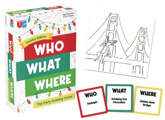 WHO WHAT WHERE PARTY GAME HOLIDAY EDITION (NET) (C: 1-1-2)