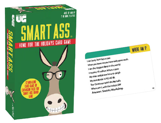 SMART ASS HOME FOR THE HOLIDAYS CARD GAME (NET) (C: 1-1-2)