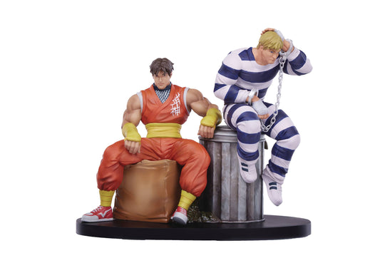 STREET FIGHTER CODY AND GUY 1:10 STREET JAM STATUE SET (NET)