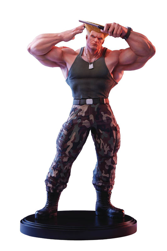 STREET FIGHTER GUILE 1:4 SCALE STATUE DELUXE CLASSIC VERSION