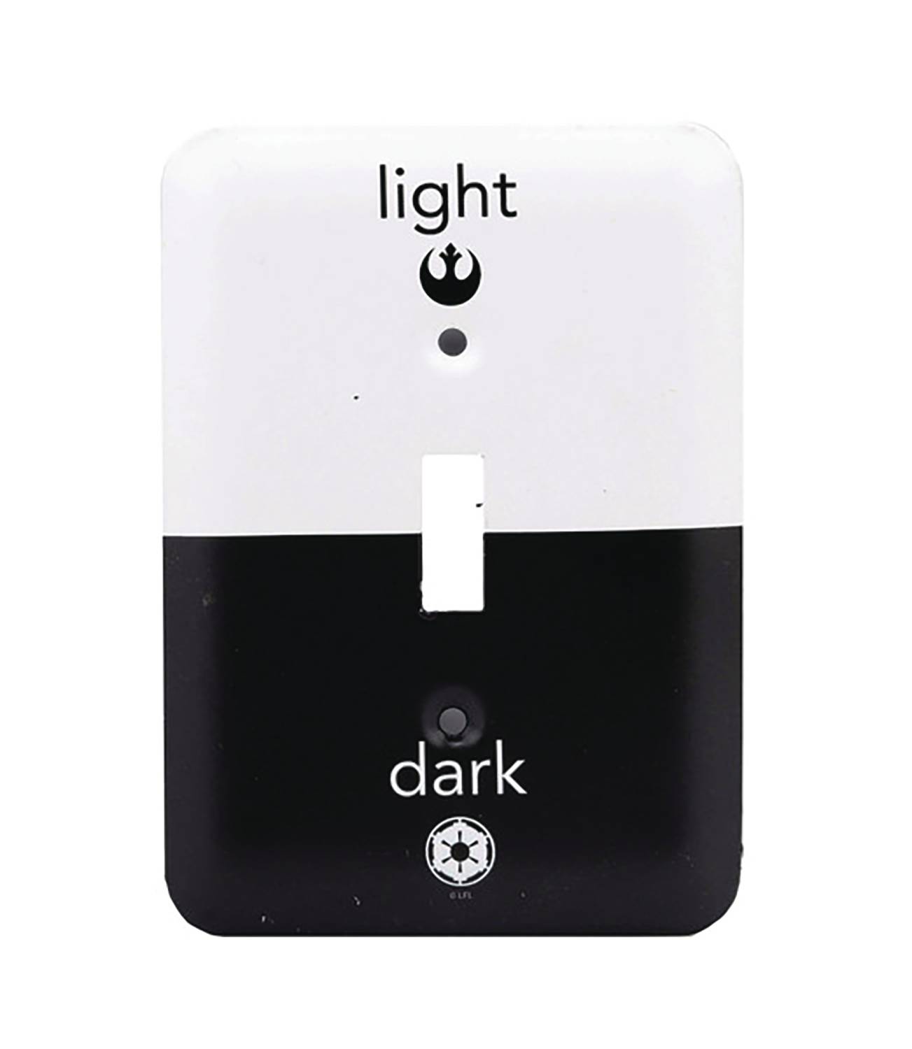 STAR WARS LIGHT DARK SIDE METAL SWITCH PLATE (NET) (C: 1-1-2