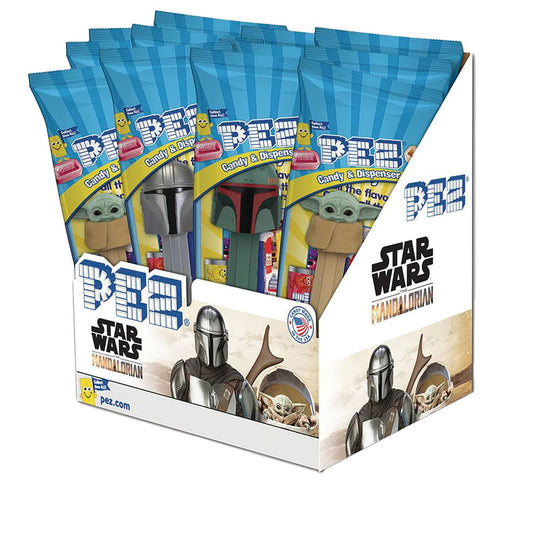 STAR WARS MANDALORIAN PEZ 12PC POLY BAG DISPLAY (NET) (C: 1-