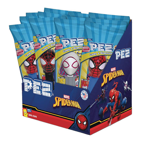 SPIDER-MAN PEZ 12PC POLY BAG DISPLAY (NET) (C: 1-1-2)