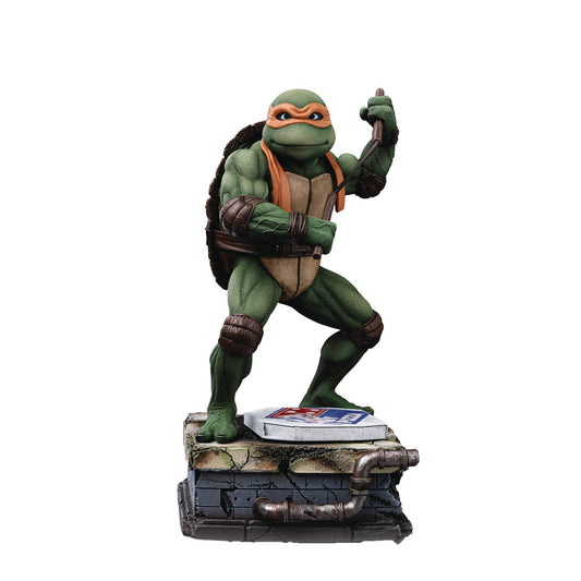 TMNT MICHELANGELO 1/10 SCALE STATUE (NET) (C: 1-1-2)