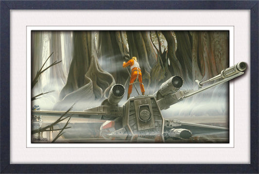 STAR WARS DAGOBAH FAUX MATTE PRINT (NET) (C: 1-1-2)