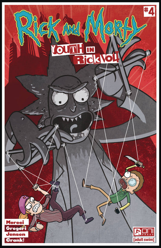 RICK AND MORTY YOUTH IN RICKVOLT #4 10 COPY INCV WUCINICH (M