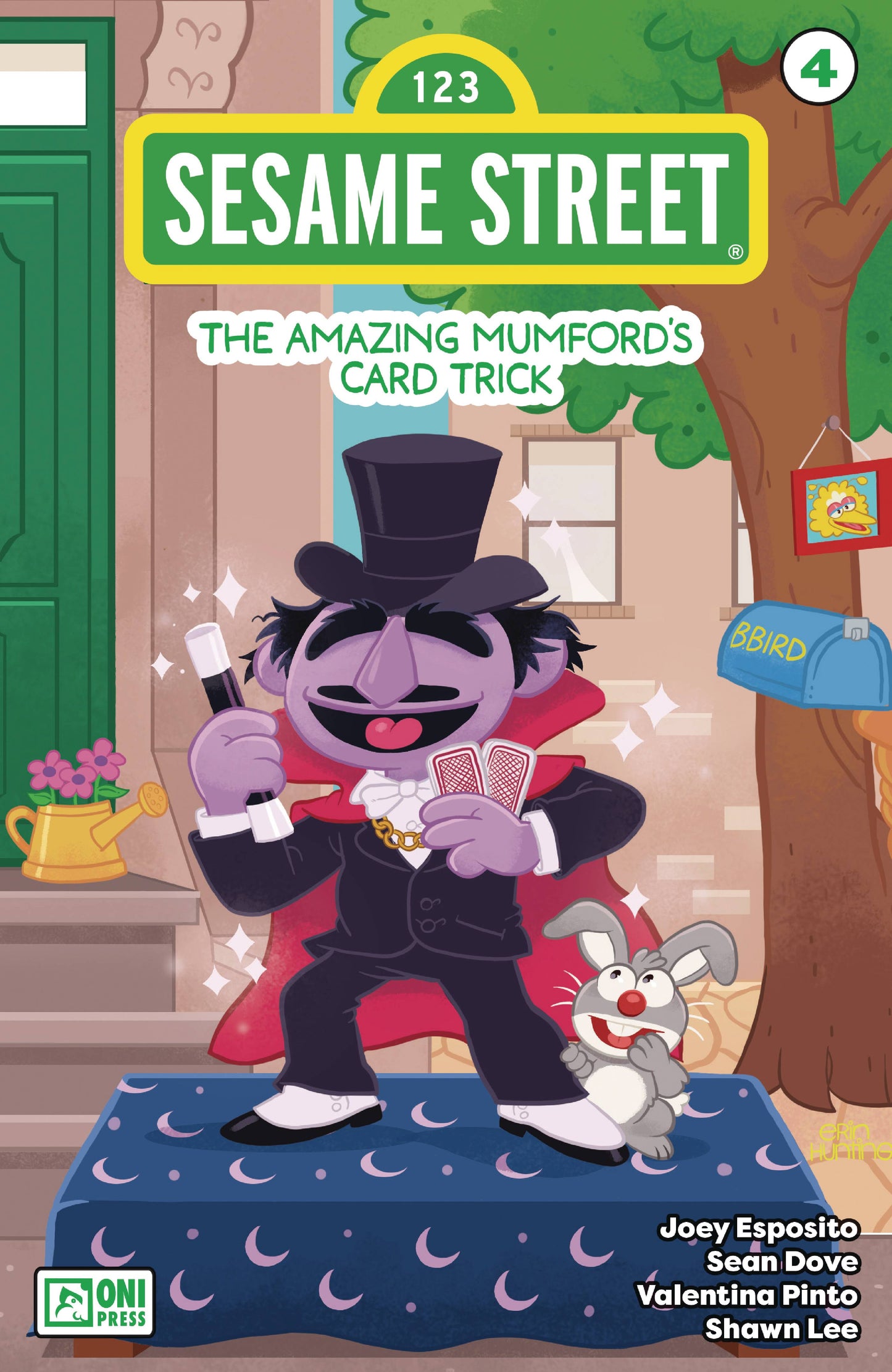 SESAME STREET AMAZING MUMFORDS CARD TRICK #4 CVR B HUNTING