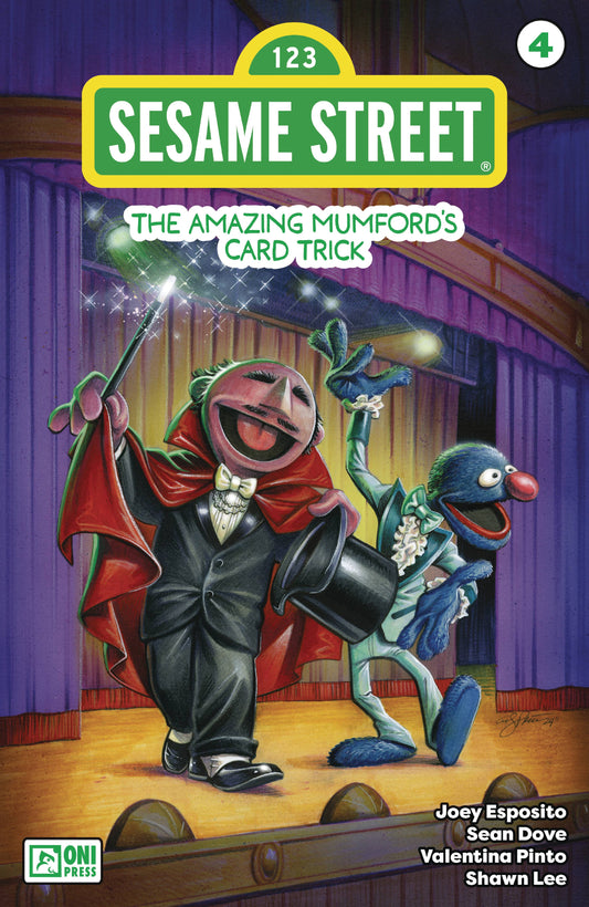 SESAME STREET AMAZING MUMFORDS CARD TRICK #4 CVR D 10 COPY I