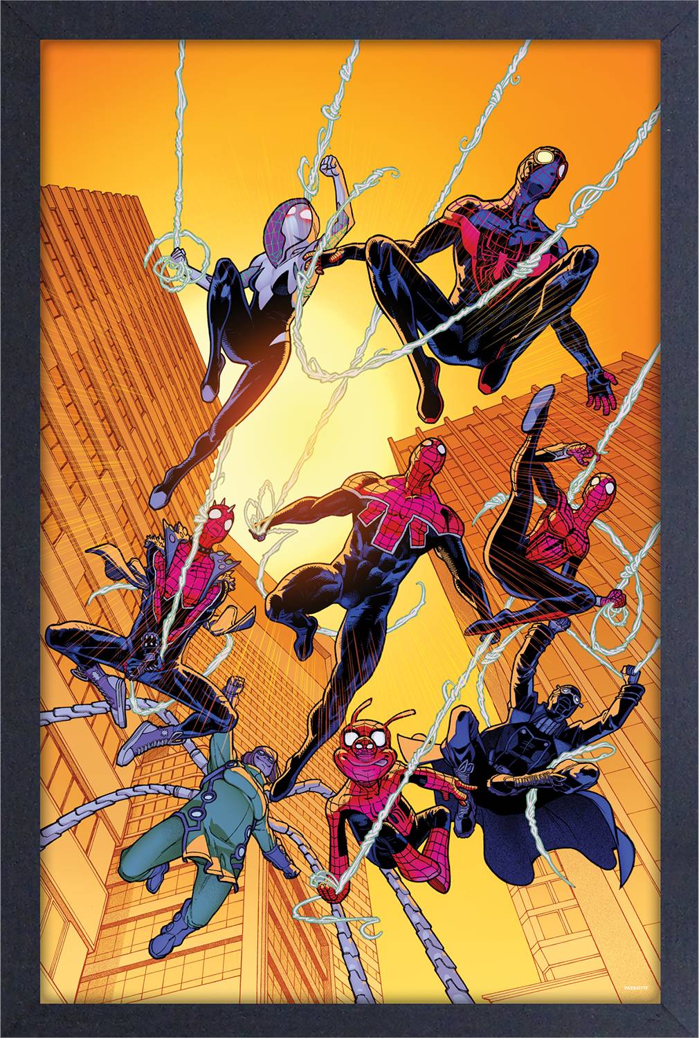 SPIDER-MAN GROUP FRAMED PRINT (NET) (C: 1-1-2)