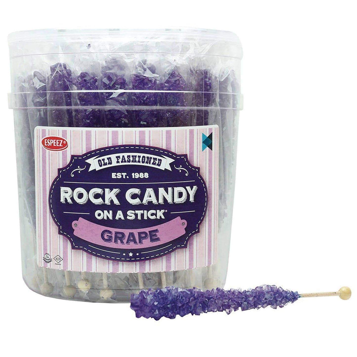 ROCK CANDY STICKS GRAPE 1/36PC DISPLAY (NET) (C: 1-1-2)