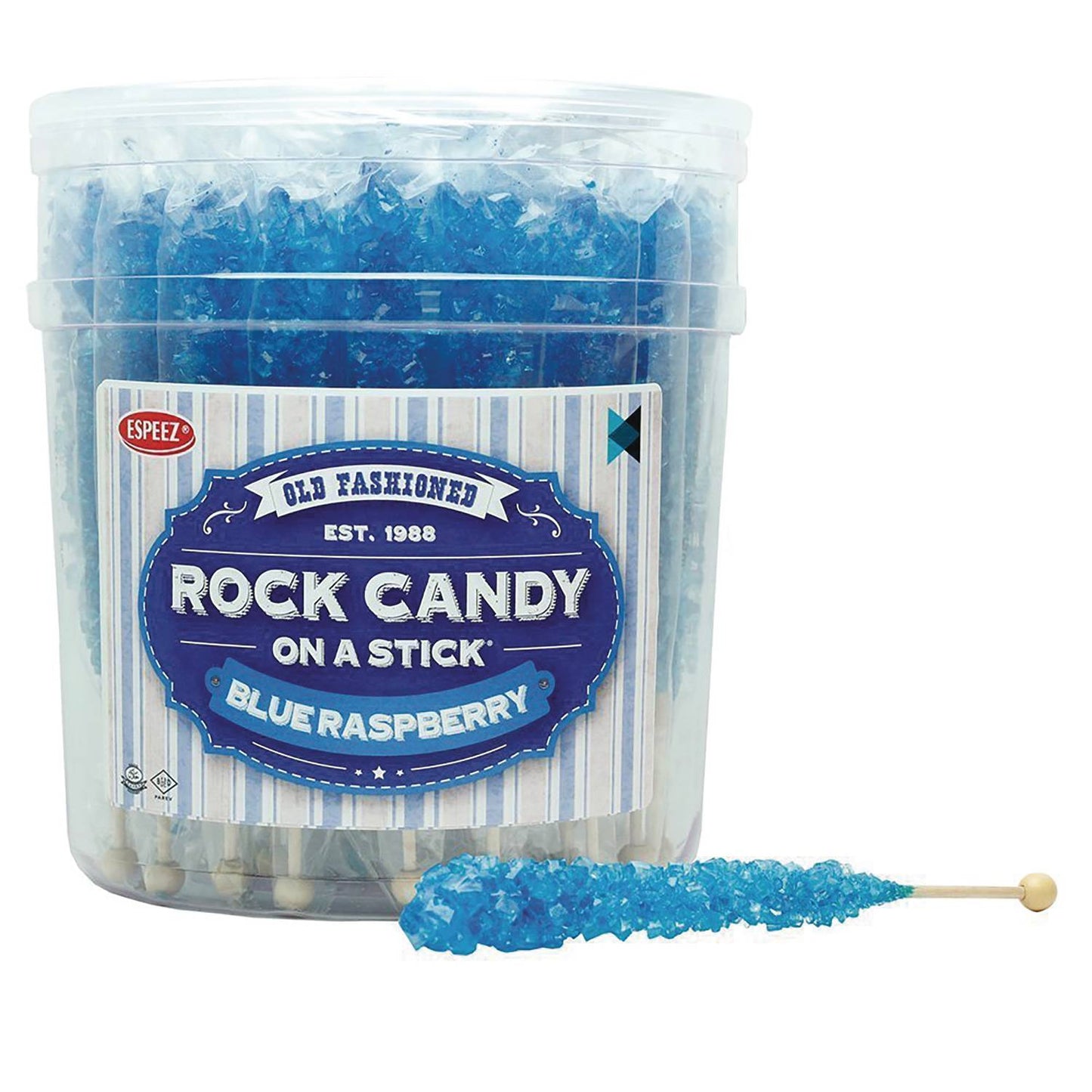 ROCK CANDY STICKS BLUE RASPBERRY 1/36PC DISPLAY (NET) (C: 1-1-