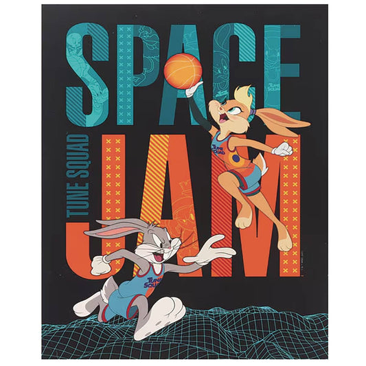 SPACE JAM BUGS BUNNY LOLA BUNNY 17IN WOOD WALL DECOR (NET) (