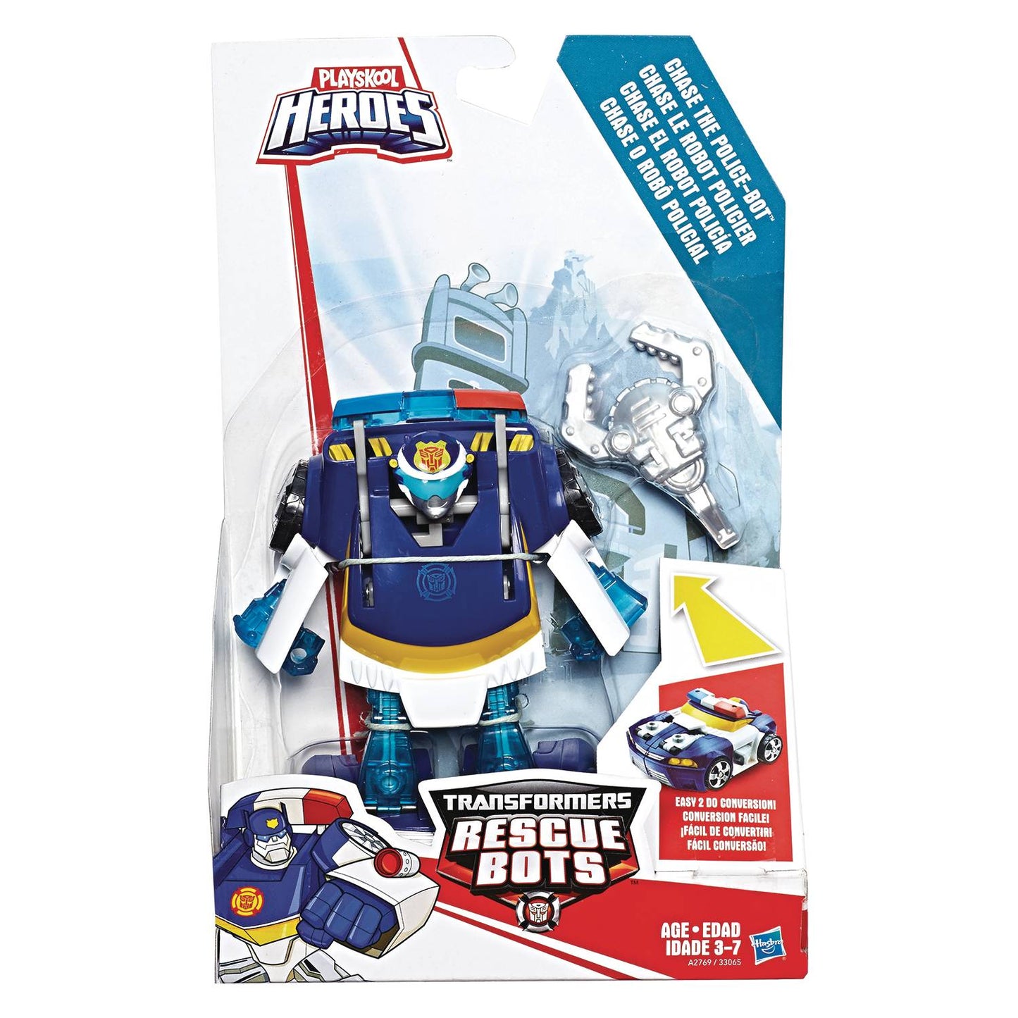 TRANSFORMERS RESCUE BOTS ENERGIZE CHASE ACTION FIGURE (NET)