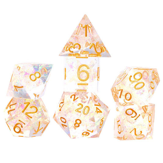 RPG DICE SET 7 SHARP FAIRY CRYSTAL (C: 0-1-2)