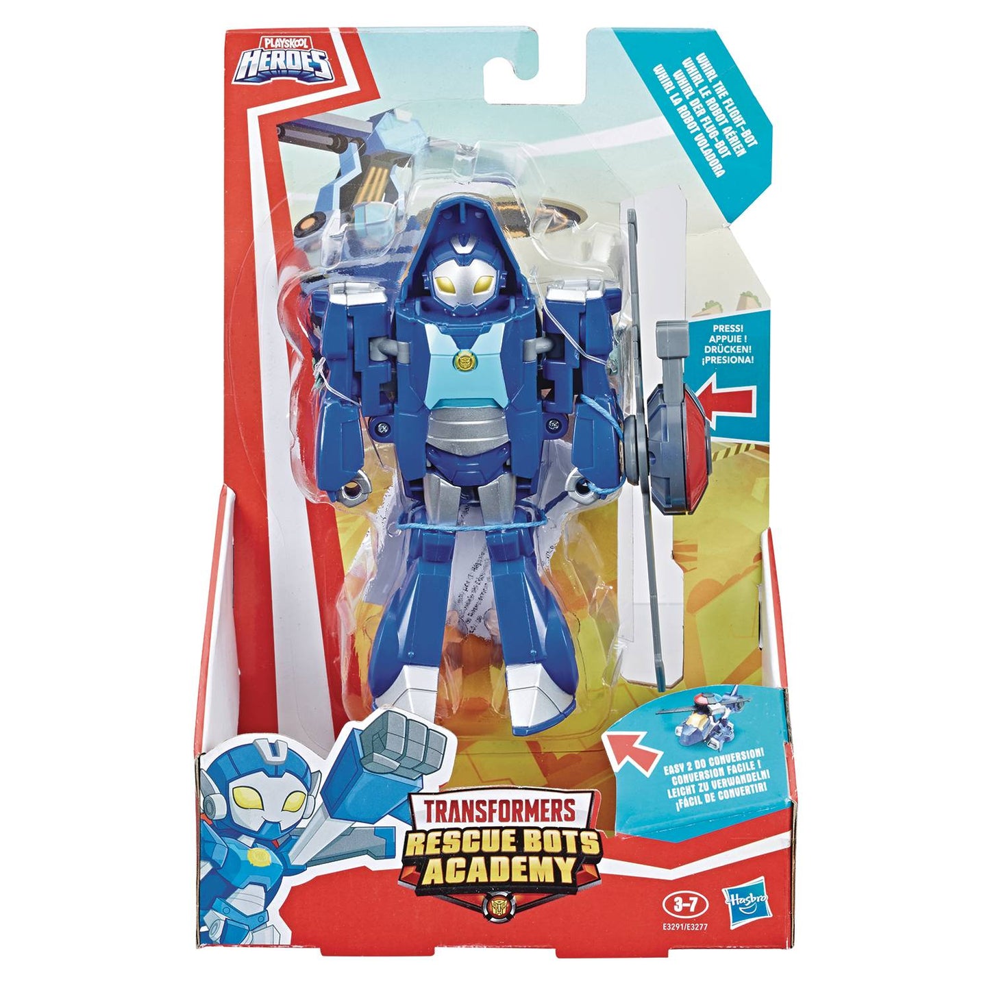 TRANSFORMERS RESCUE BOTS ACADEMY WHIRL ACTION FIGURE (NET) (