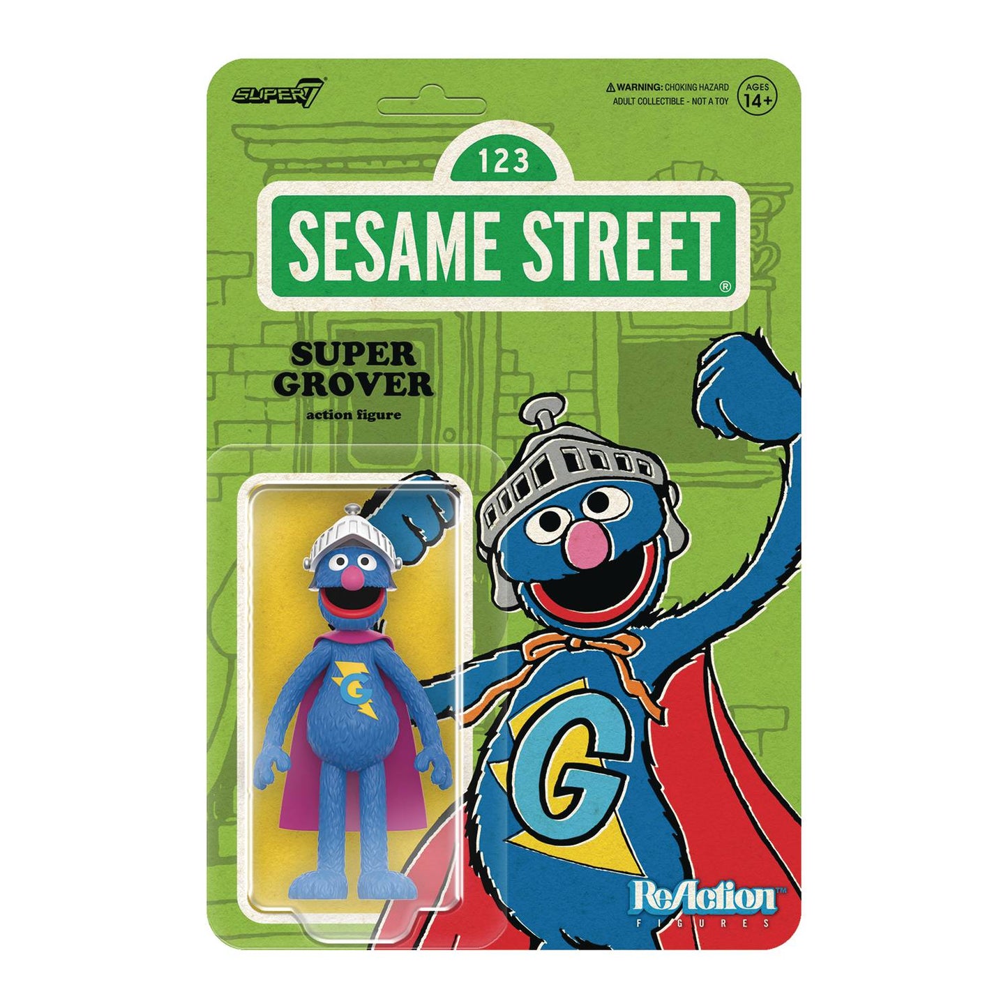 SESAME STREET REACTION WV3 SUPER GROVER AF (NET) (C: 1-1-2)