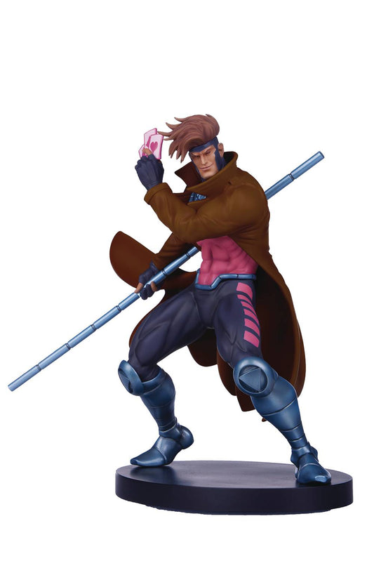 MARVEL GAMERVERSE GAMBIT 1:10 SCALE STATUE (NET) (C: 1-1-2)