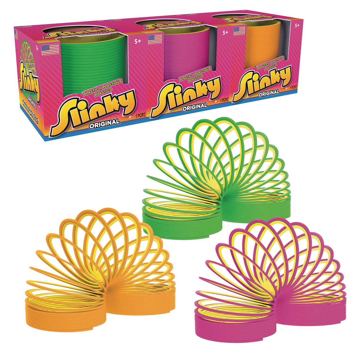 SLINKY ORIGINAL PLASTIC SPRING TOY (NET) (C: 1-1-2)