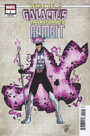 WHAT IF GALACTUS TRANSFORMED GAMBIT #1 10 COPY INCV DESIGN V