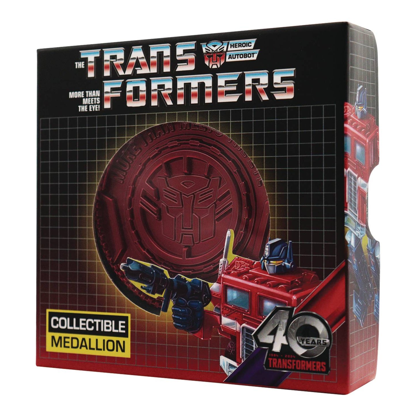 TRANSFORMERS 40TH ANNIVERSARY AUTOBOT MEDALLION (NET)