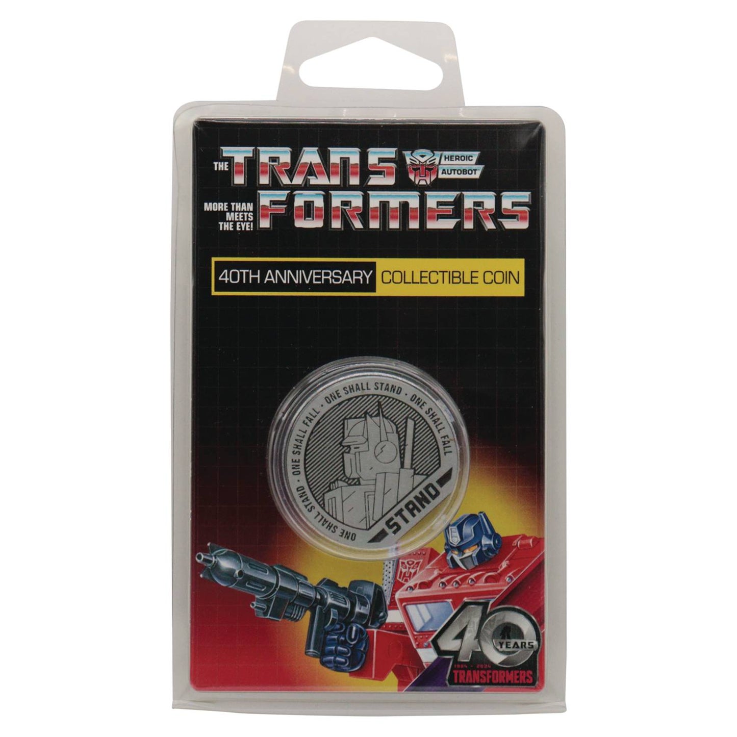 TRANSFORMERS 40TH ANNIVERSARY COLLECTIBLE COIN (NET)