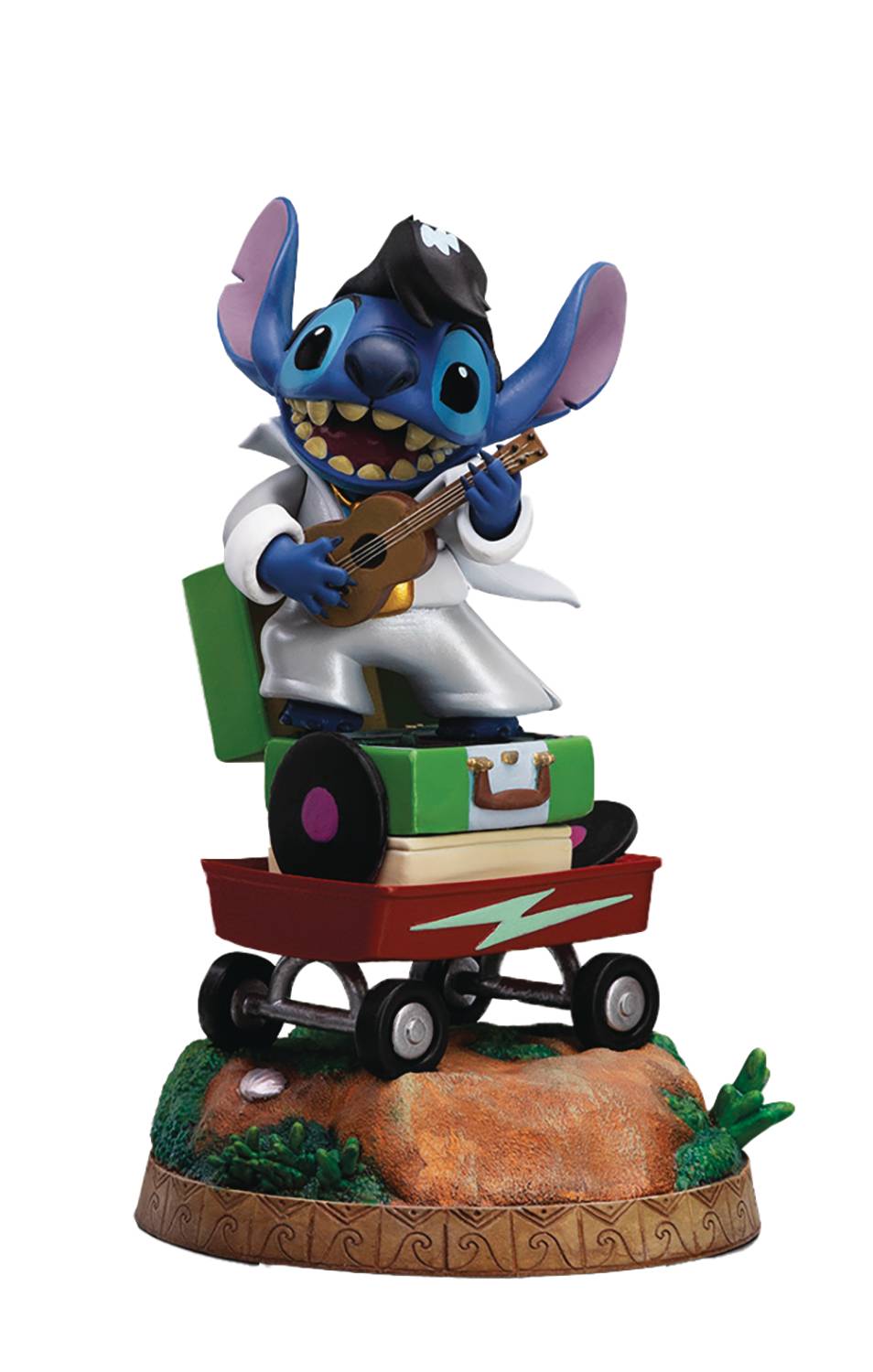 LILO & STITCH KING OF ROCK 1/10 SCALE STATUE (NET) (C: 1-1-2