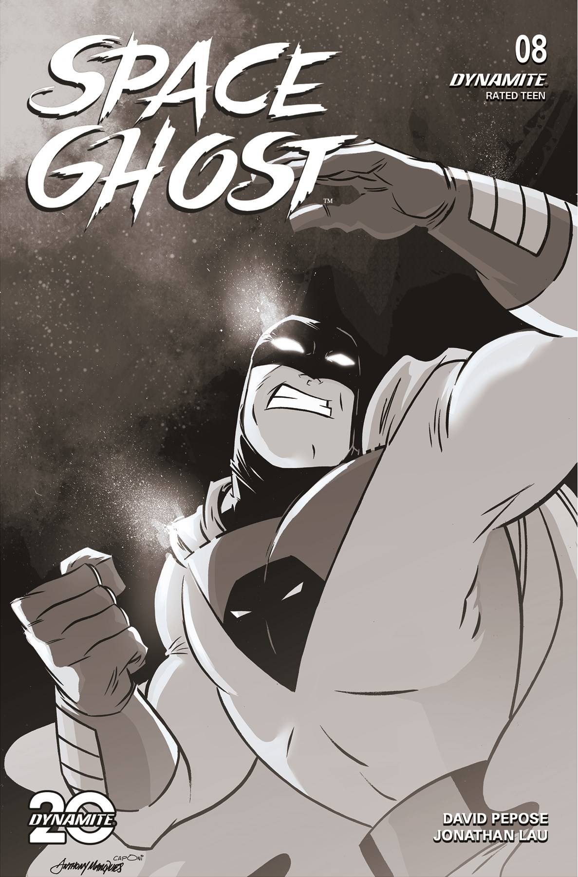 SPACE GHOST #8 CVR I 20 COPY INCV MARQUES LINE ART (C: 1-0-0