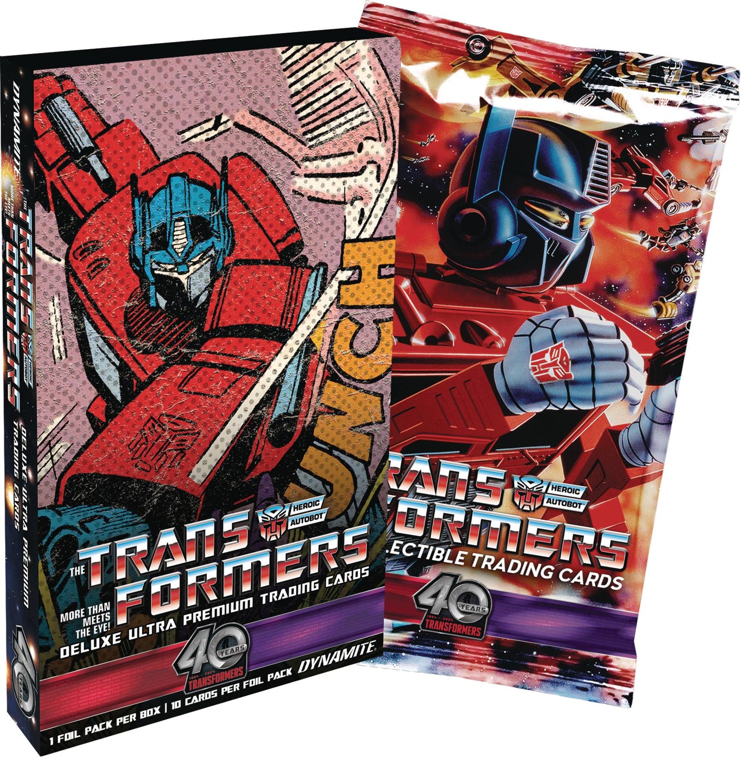 TRANSFORMERS 40TH ANN DLX PREMIUM TRADING CARDS BOX PACKS (C