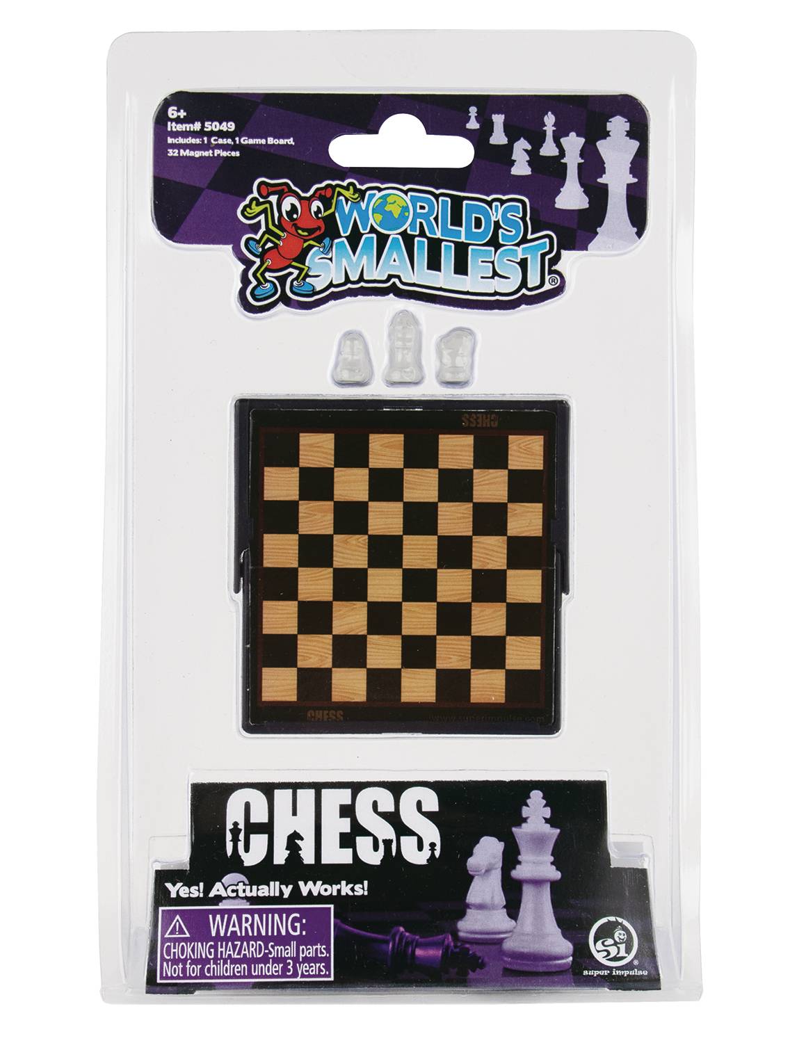 WORLDS SMALLEST MAGNETIC CHESS BOARD GAME (NET) (C: 1-1-2)