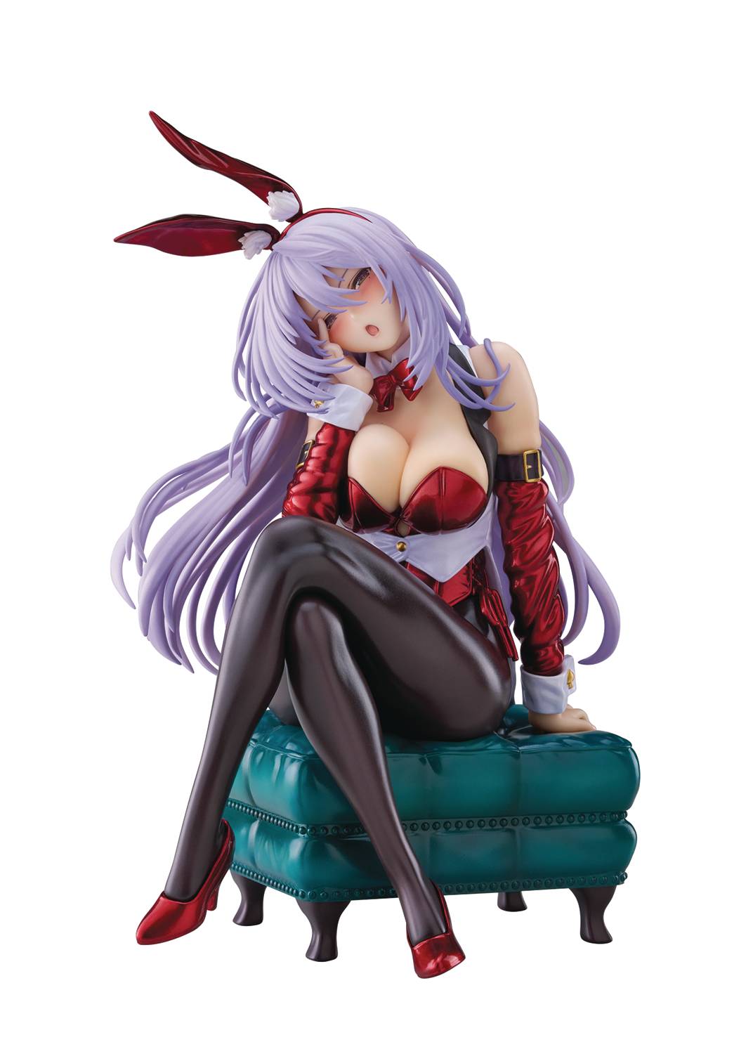 SHE LAUGHS SHY AMAGASA TSUDURI BUNNY XMAS COLOR 1/7 FIG (NET