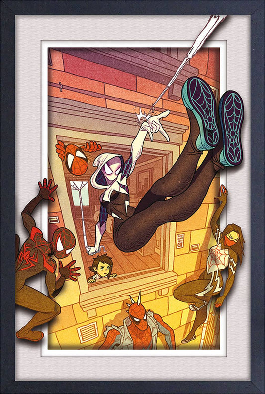 SPIDERGWEN HANGING AROUND 11X18 FAUX MATTE PRINT (NET) (C: 1