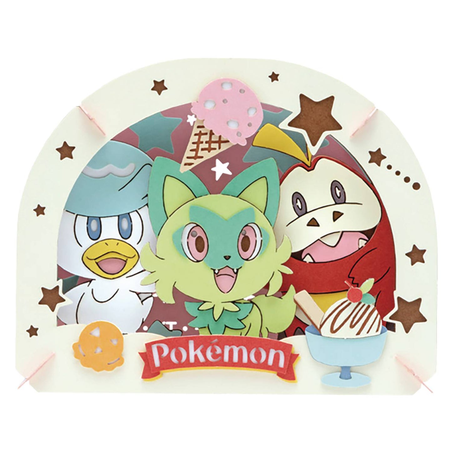 POKEMON PT-337 WAKUWAKU ICE CREAM ENSKY PAPER THEATER (NET)