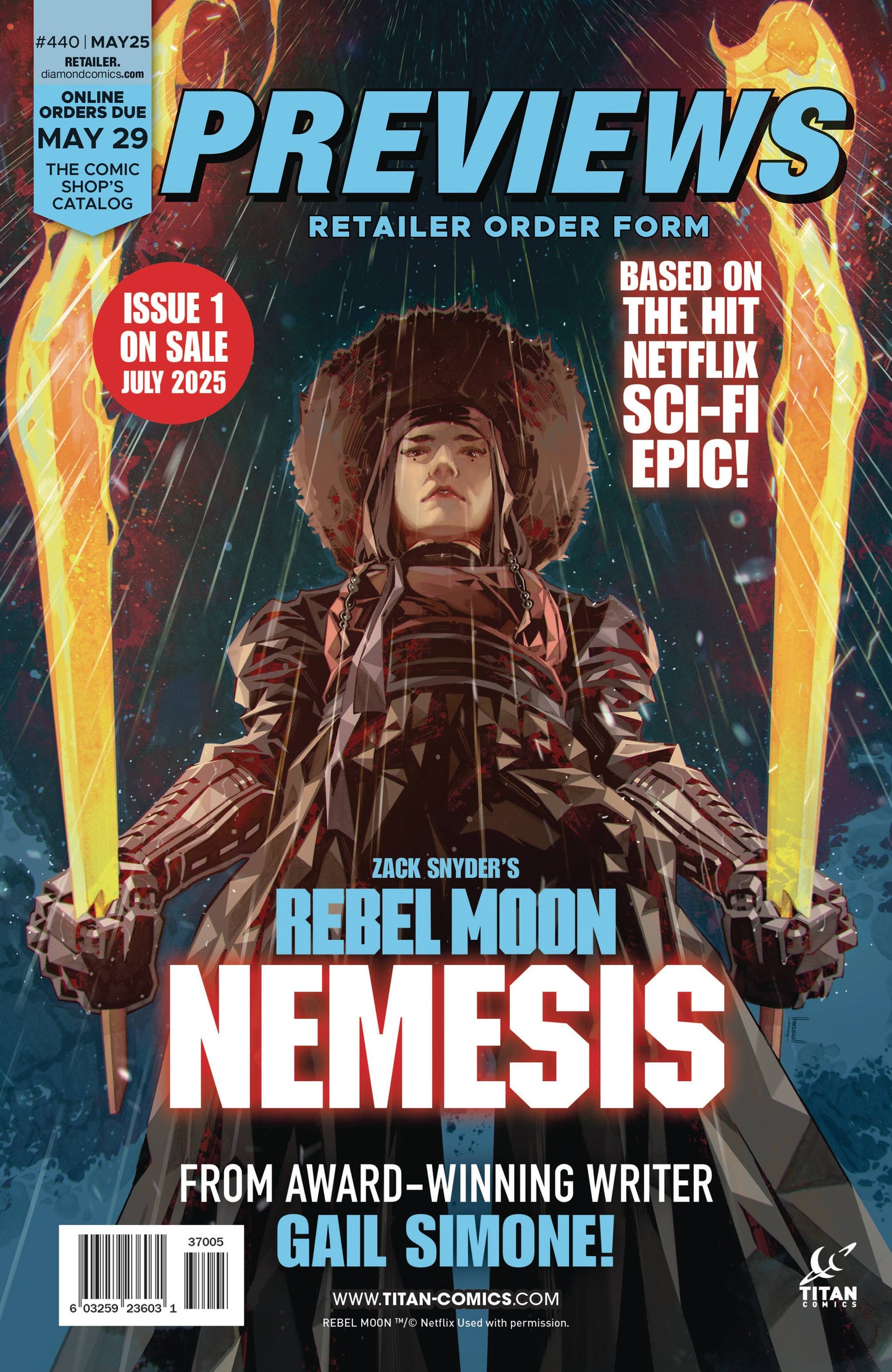 PREVIEWS #442 JULY 2025 RETAILER ORDER FORM EXTRAS (NET)