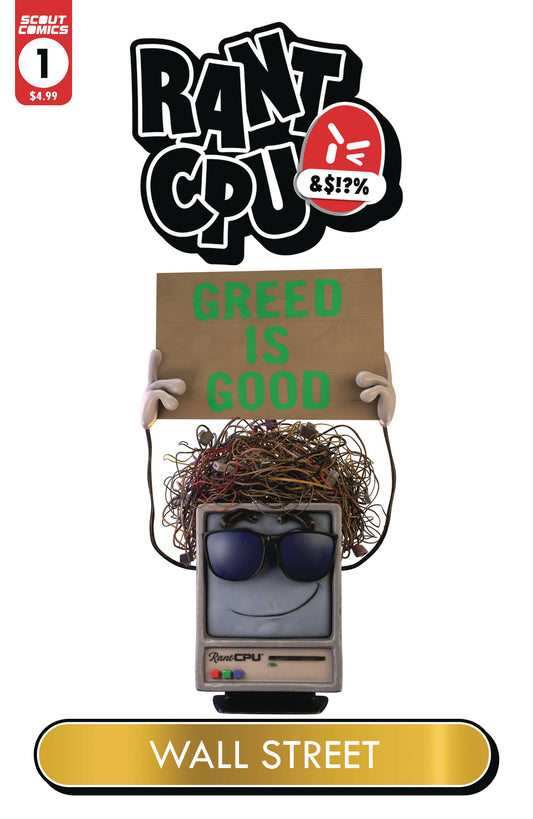 RANT CPU GREED IS GOOD #1 CVR C WALL STREET GARBAGE PAIL HOM