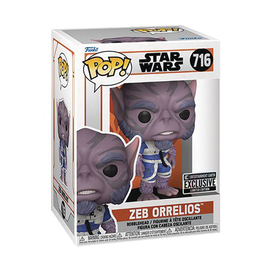 STAR WARS MANDALORIAN ZEB ORRELIOS VINYL POP FIGURE (NET) (C