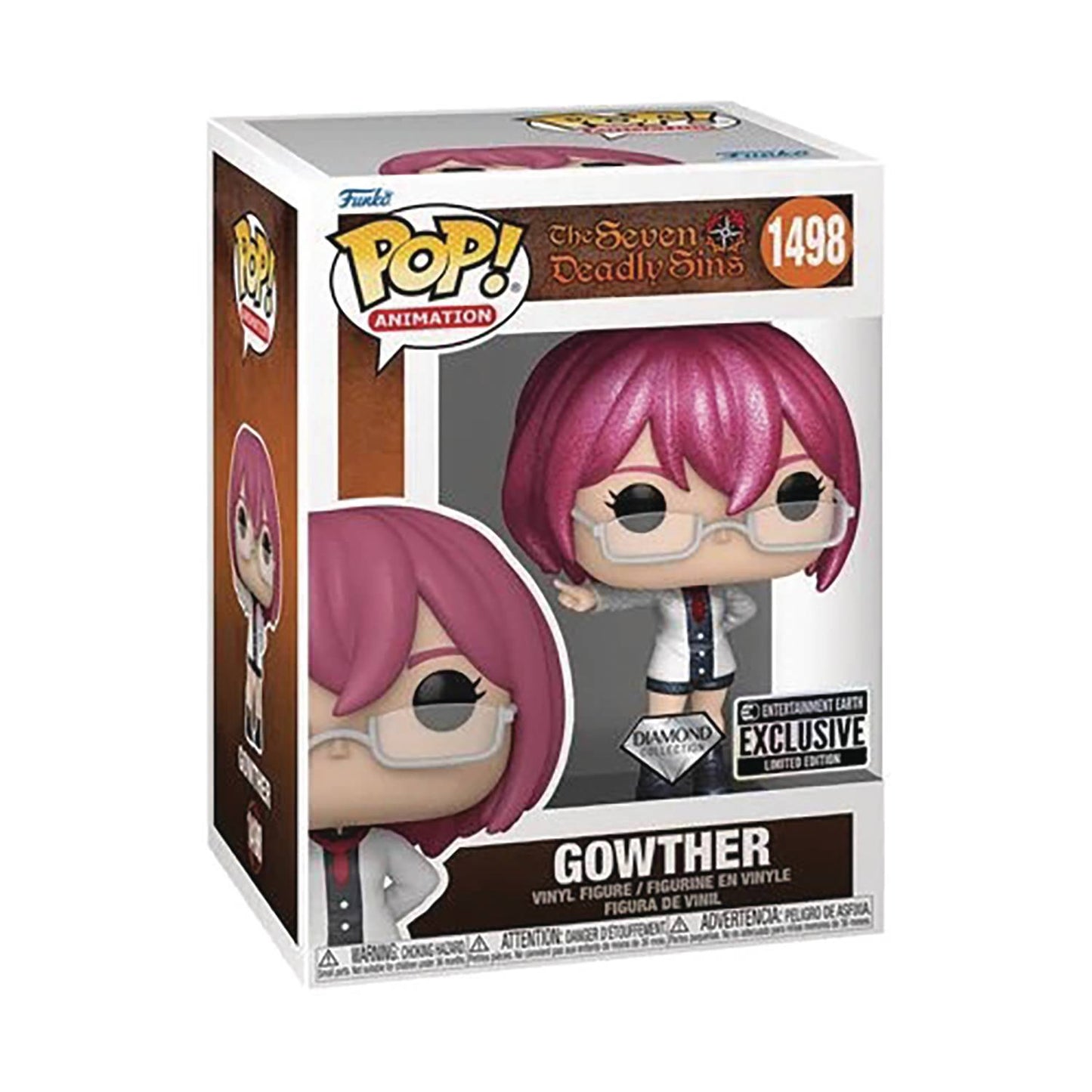 SEVEN DEADLY SINS GOWTHER DIAMOND GLITTER VINYL POP FIGURE (