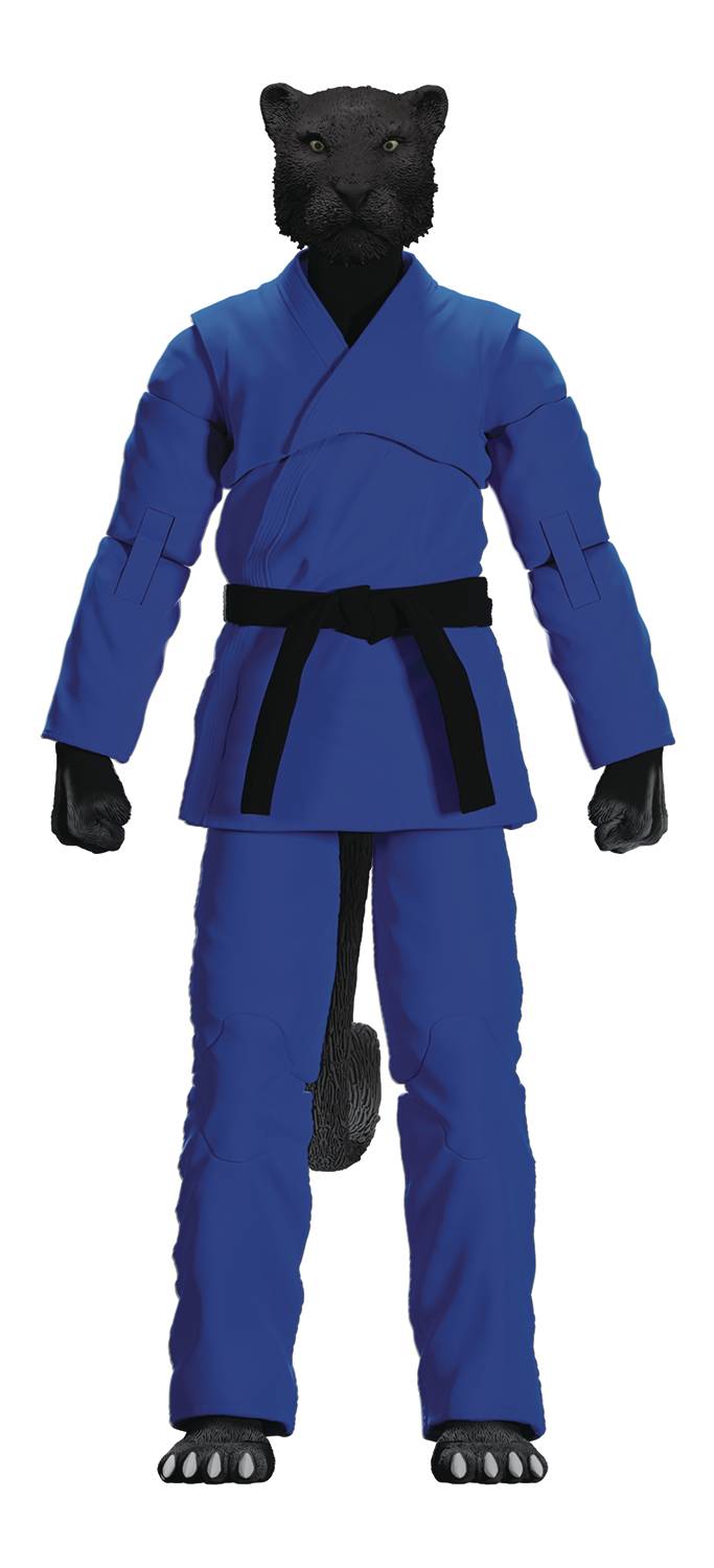 ZOO JITSU PAULO THE PANTHER BLUE GI 6IN AF (NET) (C: 1-1-2)